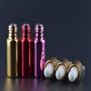 5ml Glass Dropper Bottles Parfums Refillable Medicine Dropper Bottles with Gold Caps and White Bulb Glass Pipette for Essential Oil