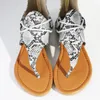 Sapatos casuais de moda feminina feminino flop lasco de salto baixo sapatos de zíper sandálias femininas sandálias de praia de verão #g31