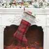Ciondolo per ornamento natalizio Puntelli per arrangiamenti per feste Decorazione da appendere Calzino di Babbo Natale Borsa regalo per calzini di peluche