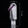 50ML Empty Hand Sanitizer Bottles Alcohol Refillable Bottle With Key Ring Hook Outdoor Portable Clear Transparent Gel Bottle EEA2044