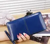 3pcs Wallets Women PU Plain Large Capacity Long Clutch Bag Mix Color Zipper Coin Purse