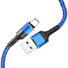 Metallhölje Flätad Micro USB-kabel Hållbar höghastighetsladdning USB Typ C-kabel för smarttelefon