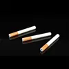 100 pcs/set Metal Aluminum Cigarette Shaped Smoking Pipes 55mm 78mm Length Hand Pipe Portable Tobacco Pipe Water Bongs Free Delivery