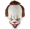Silikonfilm Stephen King039s It 2 ​​Joker Pennywise Mask Full Face Horror Clown Latex Maske Halloween Party Horrible Cosplay PR7020120