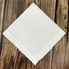 Conjunto de 12 Têxteis Domésticos Guardanapo de Mesa Branco 100% Linho Borda Costurada Guardanapos de Jantar Para Ocasiões Especiais 18x18 20x20-i2725