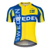 Uppsättningar Sverige Mexico Cycling Jersey Men Short Sleeve Ropa Ciclismo Triathlon Clothing Bike Wear Mtb Jersey