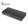 10 portas POE Switch 52V Ethernet Network Switch 8 Injetor de Interruptor POE para Câmera IP / Sistema de Câmera AP / CCTV sem Fio