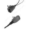 (2er Pack) 2Pin Advanced D Shape Clip-Ear Ptt Headset Ohrhörer Mikrofon für Motorola Funkgeräte GP88S GP300 GP68 GP2000 GP88 GP3188 C