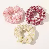 Sweet Scrunchie Elastic Hair Bands Dot Plaid Scrunchies Women stretchy Headbands Girls Hair ties Floral Hair Accessories