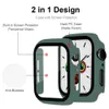 Vetro + custodia per Apple Watch serie Ultra 49mm iWatch 8/7/6 45mm 41mm protezione schermo paraurti temperato + cover accessori apple watch