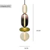 2020 new modern minimalist Nordic led chandelier light creative personality glass ball pendant lights hotel bedside pendant lamp