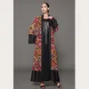 Plus Size 5XL Abaya Dubai Printed Plaid Hijab Muslim Dress Qatar UAE Abayas Women Jilbab Robe Musulmane Turkish Islamic Dress