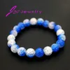 Beaded Strands Natural Crystal Bracelet Faceted Crackle For Women Men Jewelry DIY Beads Charm Pulseras European Wholesale1