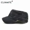 Casquettes de baseball climat 2021 printemps Simple solide lourd lavé Denim coton plat haut chapeau hommes femmes réglable chasse armée