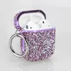 Glitter Bling Rhinestone AirPod Case Case Vestphase Akcesoria do AirPods 1 3 i 2 Pro Pro 1st Wireless Eardphone Hard Cover