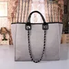 2023 Hot sell fashion bag large-capacity PU tote flower white grid shoulderbag free delivery HOOT Chain bagp Brown black bags gift Wallet