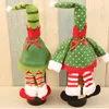 Elf Wine Bottle Cover Kerst Decoraties Bottle Case Tassen voor Party Home Decor Fashion Drop Ship