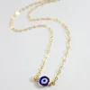 2020 Colar Bohemian com a Blue Evil Eye pingente Para aniversário da amizade Jóias Mothers Day Gift