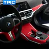 Auto Innendekoration Alcantara Leder Wrap Lenkrad ABS Abdeckung Auto Styling für BMW 3 Serie G20 G28 325li 325i 2020 ~