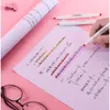 5 pcs Linter Liner Liner Canetas Conjunto Duplo Duplo Bold Fine Friendly Marcador Fluorescente Lettering Escola de Escritório F782