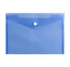 Fichier A4 Sac de rangement Fichiers de documents Sacs avec bouton-pression Enveloppes de classement transparentes Dossiers de papier de bureau d'étudiant en plastique