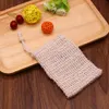 9*14cm Making Bubbles Soap Bag Saver Sack Pouch Storage Drawstring Bag Holder Skin Surface Cleaning Drawstring Holder Bath Supplies LJJP323