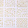 30pcsset mix send Sexy 3d gold nail stickers personality fashion nails children cute nail art decals manicure sticker7925692