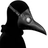 Plague Doctor Bird Mask Maska Długi Nose Break Cosplay Steampunk Halloween Cosplay Costume Rekwizyty Krowa Reaper Maska JK2009XB