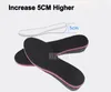 Невидимой Высота Увеличение Полной длина Half Pad Memory Foam Pink Стелька для амортизации Lift Heel Мужчины Женщины 5см / 3сма вверх