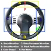 Ręczne szycie samochodu Pokrywa kierownicy dla Infiniti FX FX35 FX45 2003-2008 dla Nissan 350z 2003-2009 w sprawie akcesoriów samochodów kierowniczych