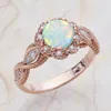 14k gold opal ring