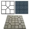 Garden Walk Pavement Mold DIY Manually Paving Cement Brick Stone Road Concrete Molds Path Maker Reusable DIY Manually Paving