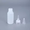 Бутылки для хранения JARS Umetass 30ML Small Squeze PE Пластик для клеевой нефтяной круглой капельницы Утечка жидкого контейнера 50 шт. / Лот