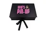 New Design Hair Extension Gift Cardboard Book Shaped Magnetic Box Packaging With Satin Silk Insert