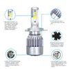 C6 LED Auto Koplampen 72 W 7600LM COB Auto Koplamp Lampen H1 H3 H4 H7 H11 880 9004 9005 9006 9007 Auto Styling Lichten