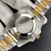 Zegarek męski Watches Blue Black Ceramic Rame Automatyczny Cal.3135 Ruch nurkowy sport 904L Steel żółte złoto kryształowe arf zegarki eta v4 pudełko 28800 v/hz