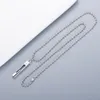 Designer Highly Quality Silver-plated Necklace New Product Necklace Classic Rectangular Three-dimensional Simple Necklace Jewelry