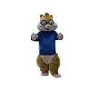 2020 Fabriksförsäljning Hot Ekorre Mascot Kostymer Tecknad Karaktär Vuxen SZ