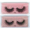 Nertsen wimpers groothandel 10 stijlen 3d faux nertsen wimpers natuurlijke dikke valse wimpers pack make-up valse wimpers extensie in bulk