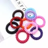 DHL free hot sale Thick black candy color phone cord hair tie phone tie hair accessories in stock