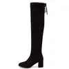 Sgesvier 2020 nuova coscia alta sopra gli stivali al ginocchio delle donne punta a punta di alta qualità calzini Elastici stivali autunno inverno scarpe G6661