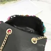 Nova Sacos para crossbody como Mulheres de couro 2020 novo Pequeno lantejoulas bolsa moda Ombro ocasional Saco do mensageiro sac en paille