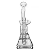 125 inch honingraat perc percolator waterpijpen waterleidingen recycler dab rigs oliepijp waterpijpen shisha accessoires met 14 mm verbinding6305378