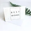 Marmorierte Grußkarte „Vielen Dank, speziell für Sie, die besten Wünsche“, Bronzing-Grußkarte, Einladung, Hochzeit, Dank, Geburtstag, Papierkarte