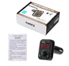 CAR B2 X3 Multifunction Bluetooth Transmitters 2.1A Dual USB charger FM MP3 Player Kit Support TF Card Handsfree E5