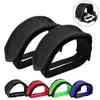 1Pair nylon cykelpedalband Toe Clip Foot Strap Belt Adhesivel Cykelpedal Tape Fast Gear Bike Cykel Cover