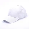 Hotselling Algodón Liso Gorras de béisbol personalizadas Strapbacks ajustables para hombres adultos Tejidos Sombreros deportivos curvos En blanco Sólido Golf Sun Cap FY7155