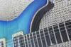 2022 Ny bär en strängbro Birds Inlägg Fingerboard Artist Series Blue Electric Gitarr