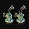 Smoking Accessories 5 Inch Discolor 3.5 Thick Glass Bong Water Pipe Joint 14mm Female Beaker Dab Rig