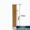 15ml Puste opakowanie kosmetyczne Puste bambusowe Materiał Refillable Perfumy Roll na butelce z metalową rolką i plastikowym wewnętrznym